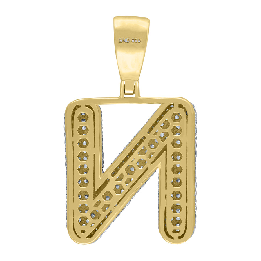925-Silver Pendant "N" Initial