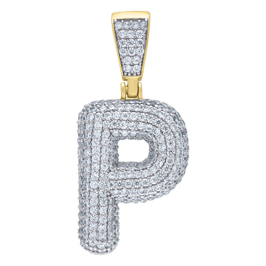 925-Silver Pendant "P" Initial