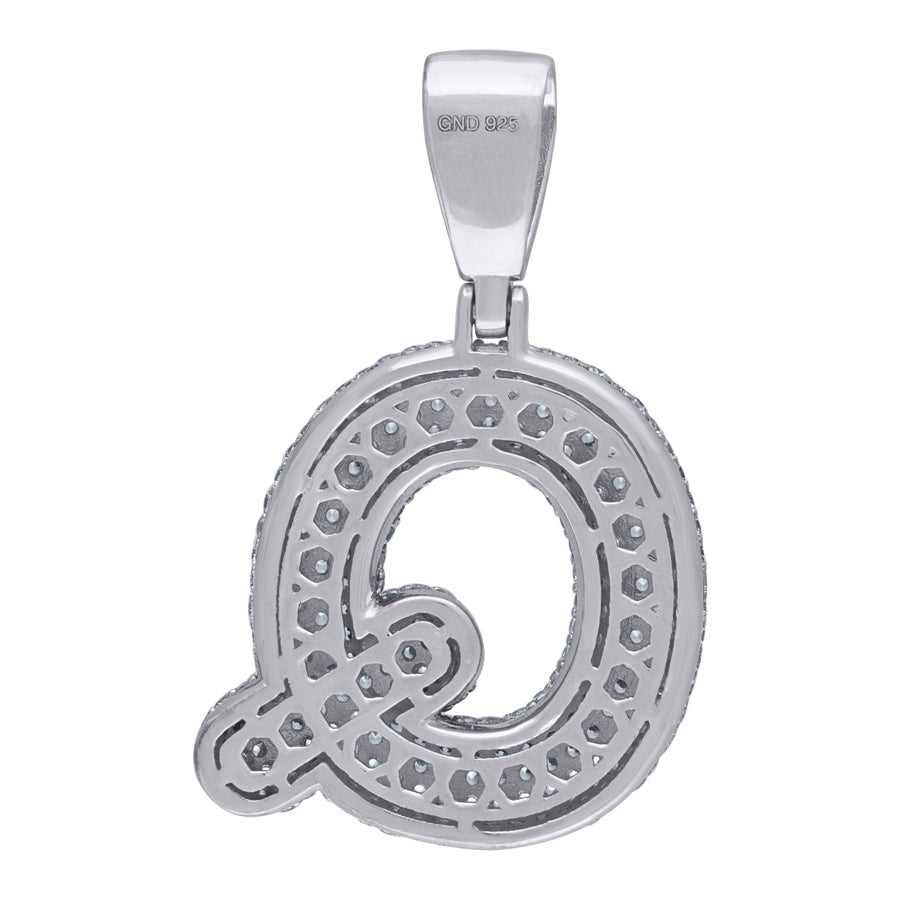 925-Silver Pendant "Q" Initial
