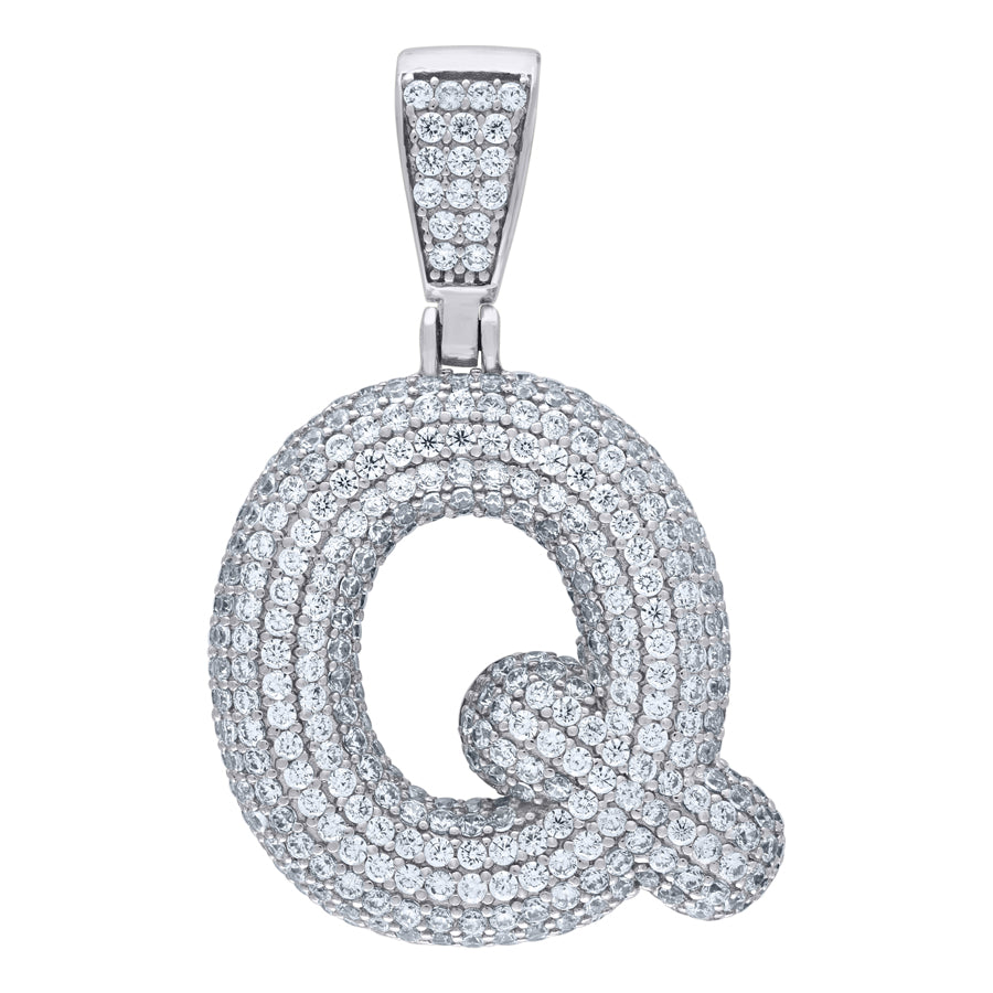 925-Silver Pendant "Q" Initial