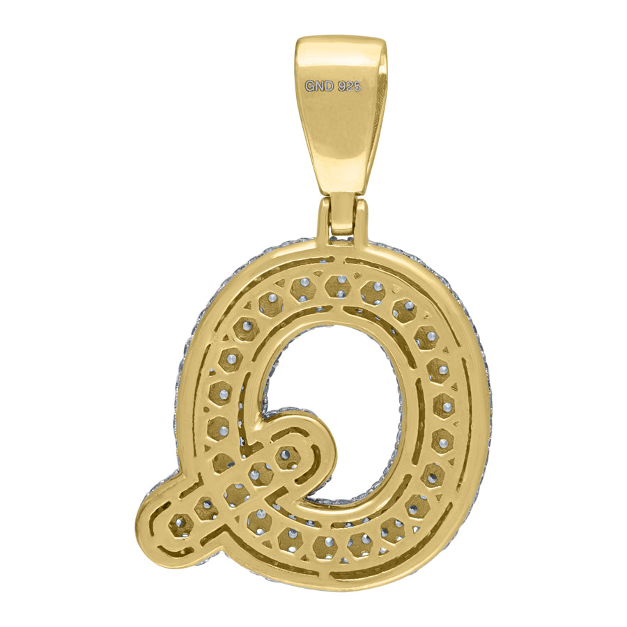 925-Silver Pendant "Q" Initial