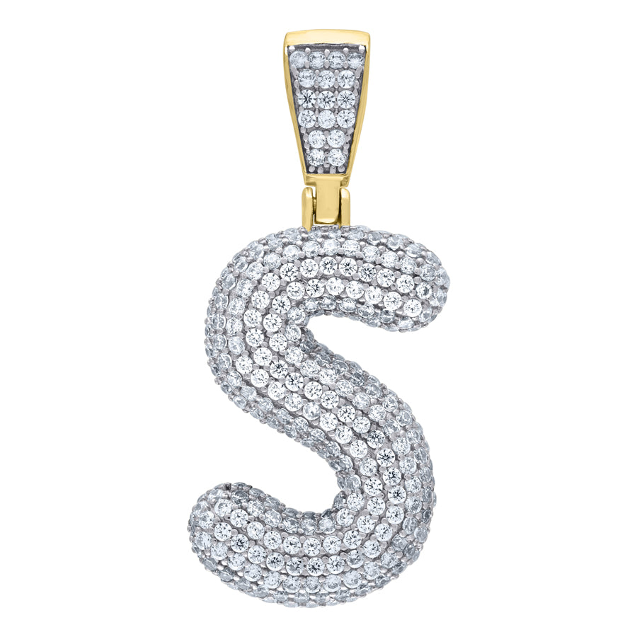 925-Silver Pendant "S" Initial