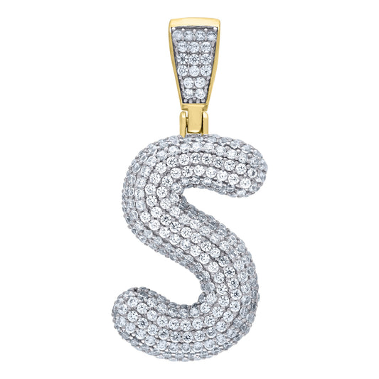 925-Silver Pendant "S" Initial