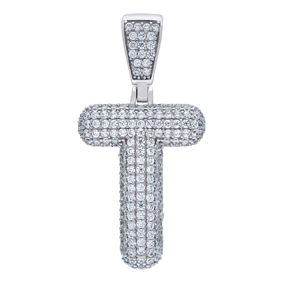 925-Silver Pendant "T" Initial