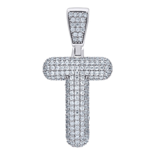 925-Silver Pendant "T" Initial