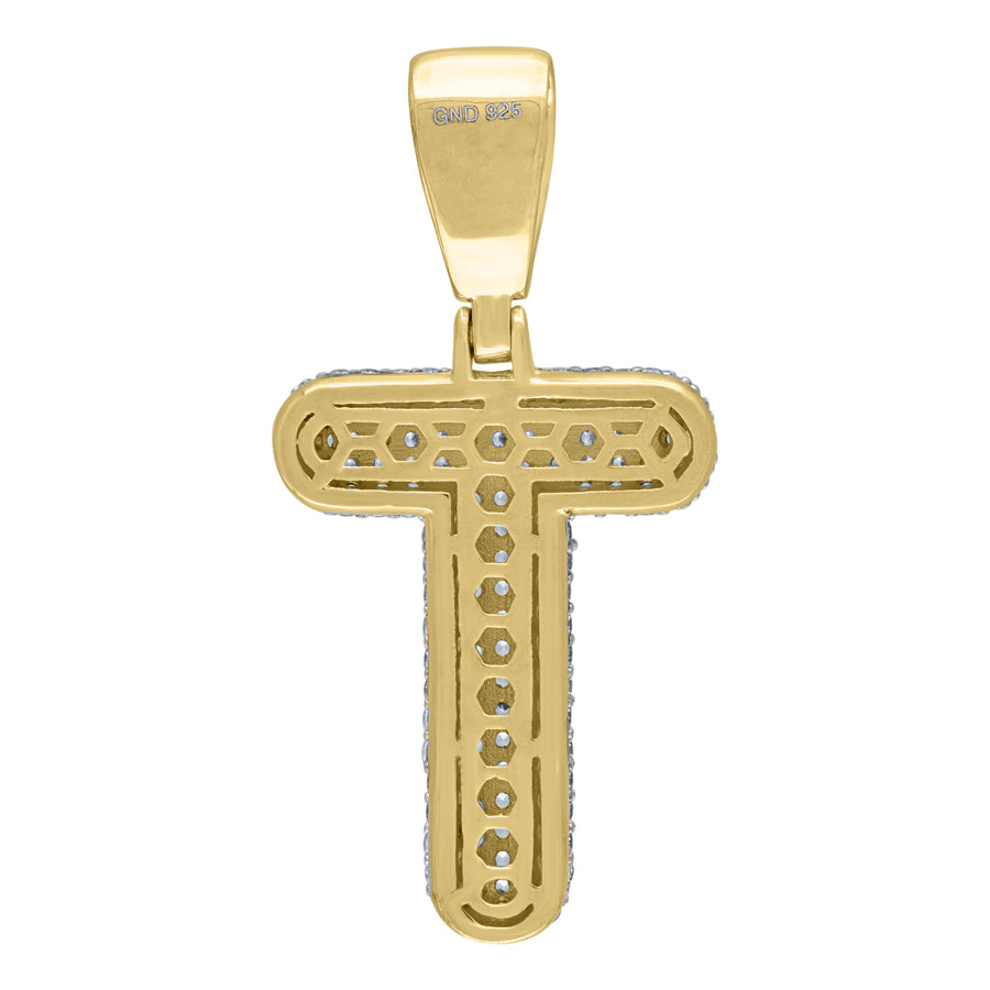 925-Silver Pendant "T" Initial