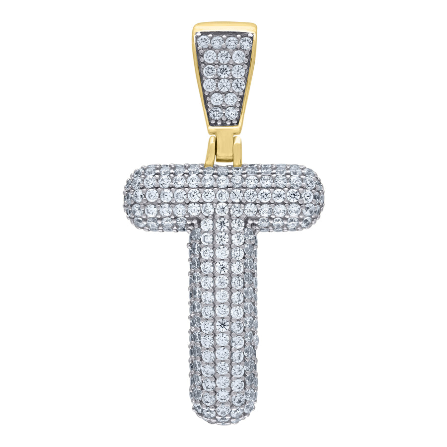 925-Silver Pendant "T" Initial