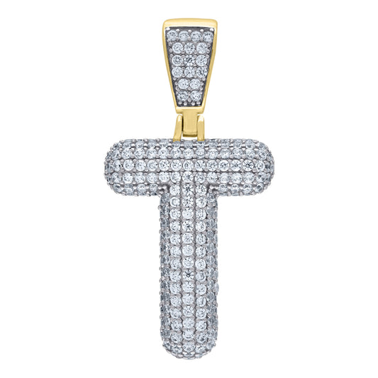 925-Silver Pendant "T" Initial