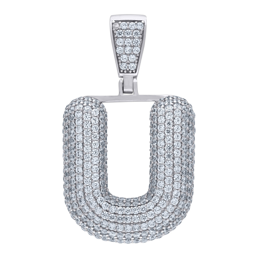 925-Silver Pendant "U" Initial