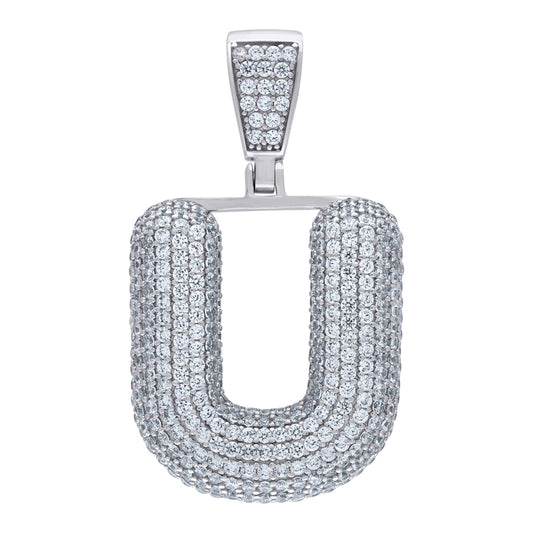 925-Silver Pendant "U" Initial