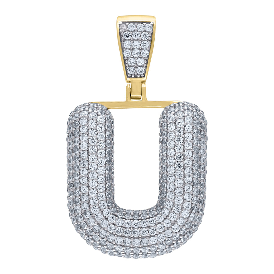 925-Silver Pendant "U" Initial
