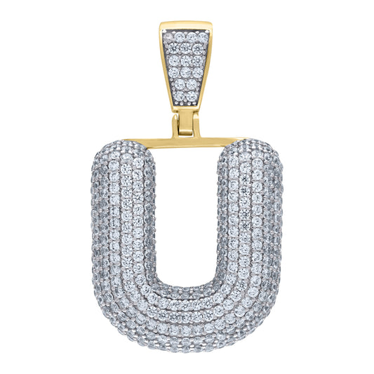925-Silver Pendant "U" Initial