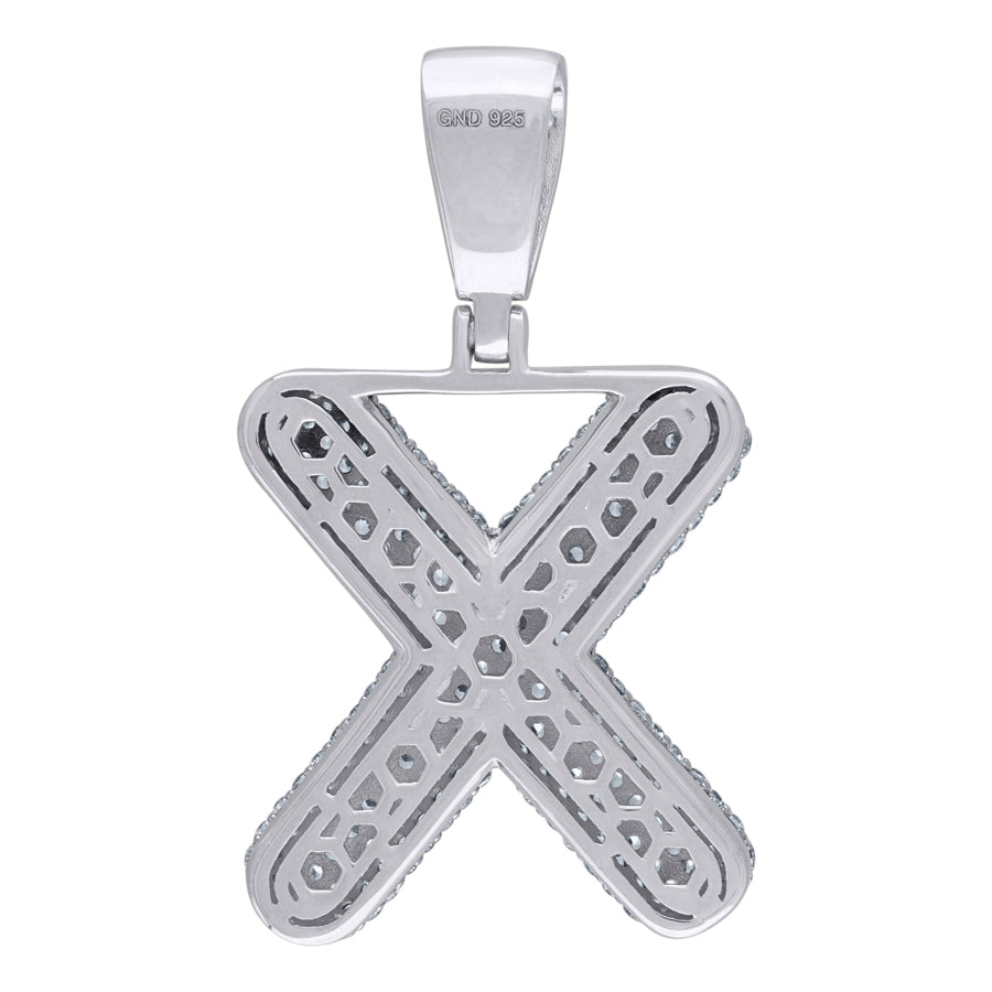 925-Silver Pendant "X" Initial