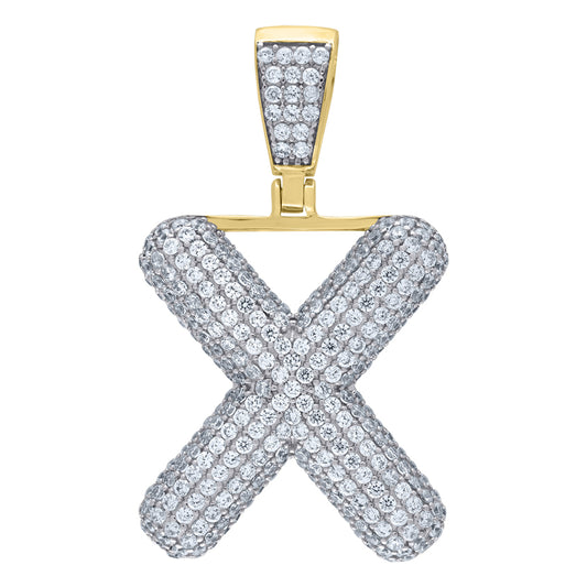 925-Silver Pendant "X" Initial