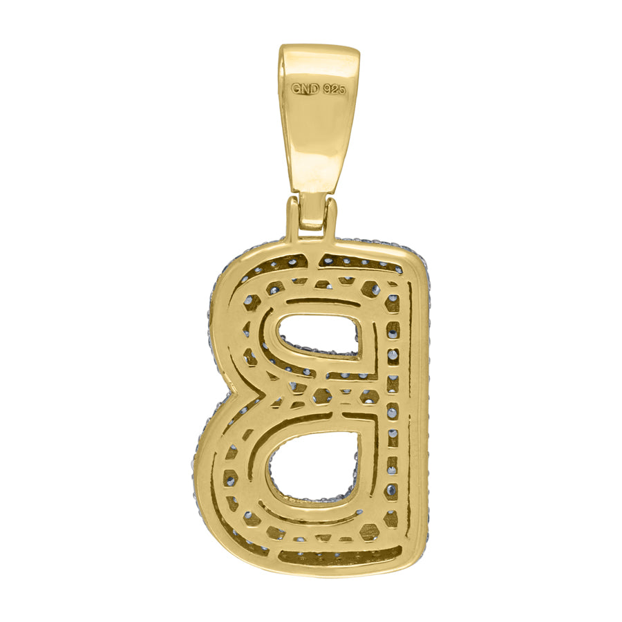 925-Silver Pendant "B" Initial