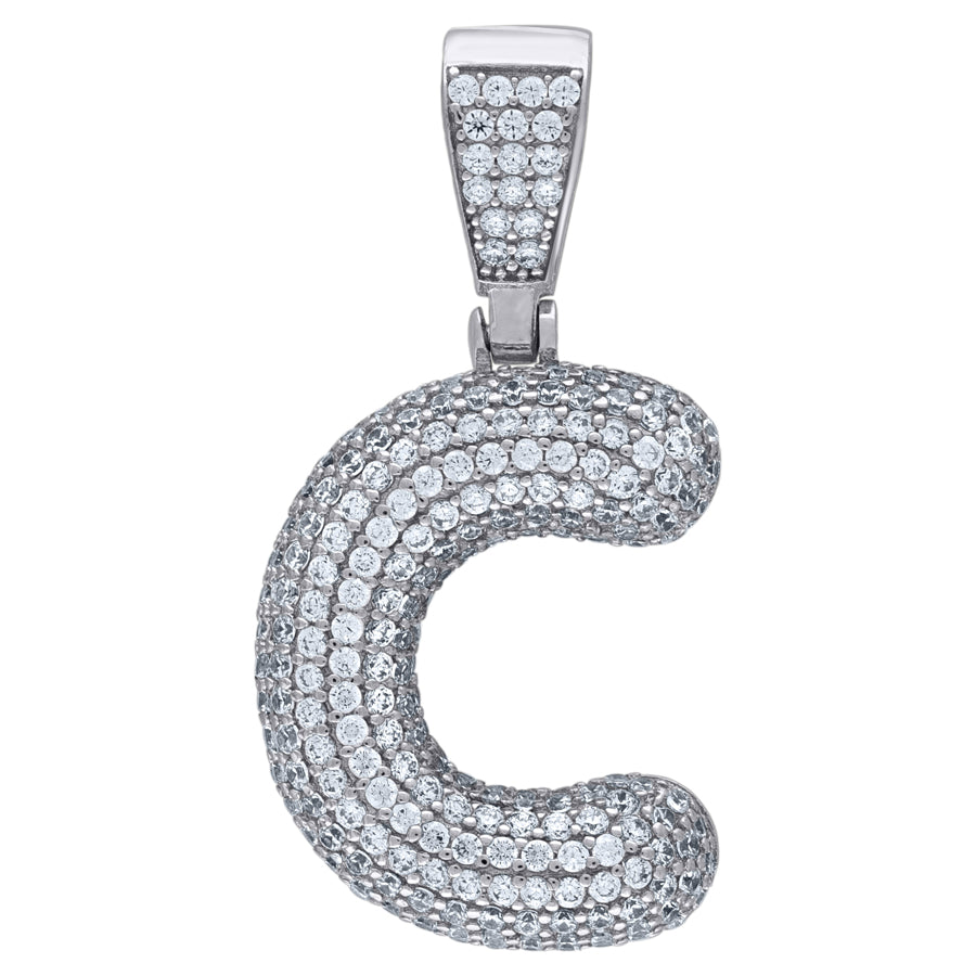 925-Silver Pendant "C" Initial