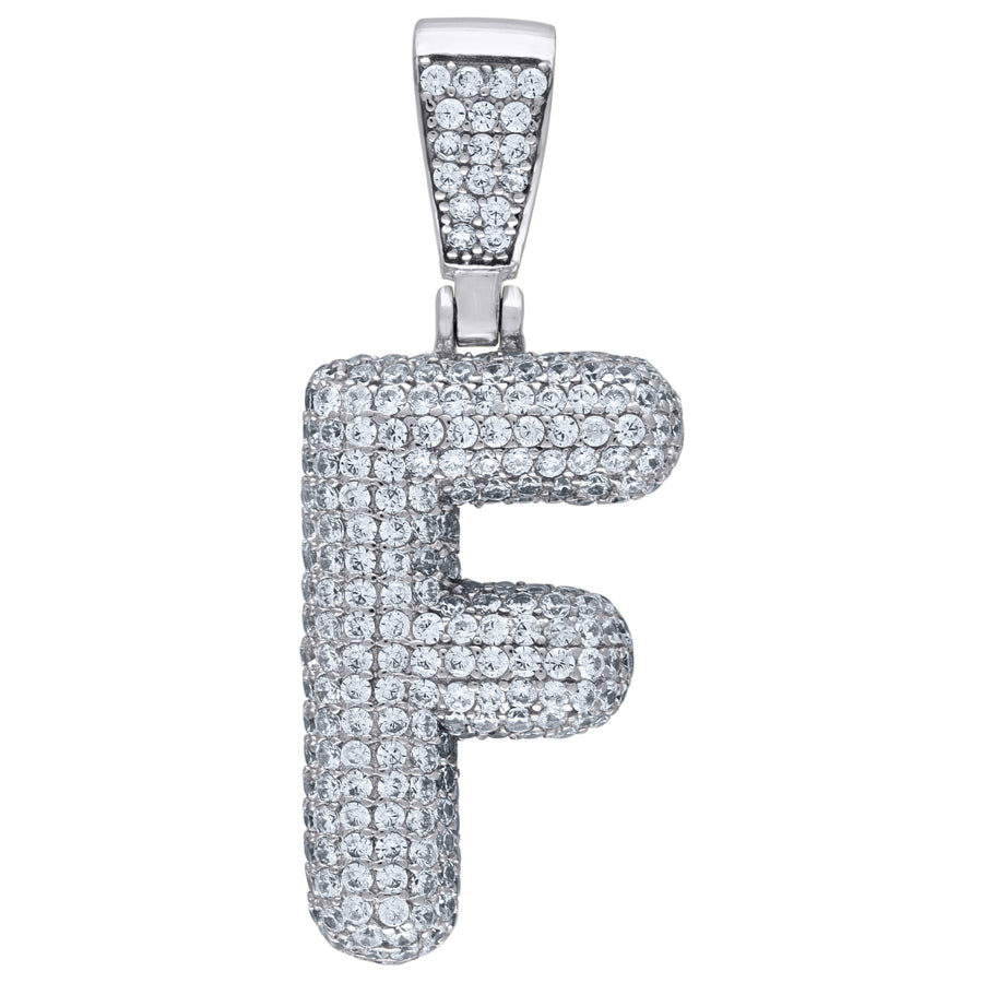 925-Silver Pendant "F" Initial