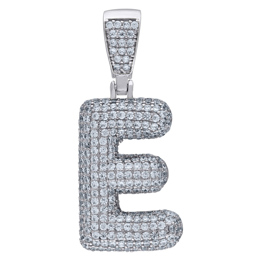 925-Silver Pendant "E" Initial