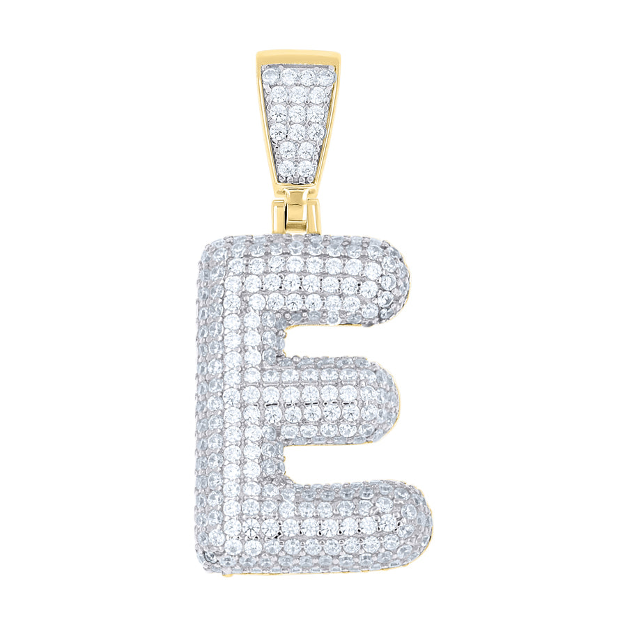 925-Silver Pendant "E" Initial