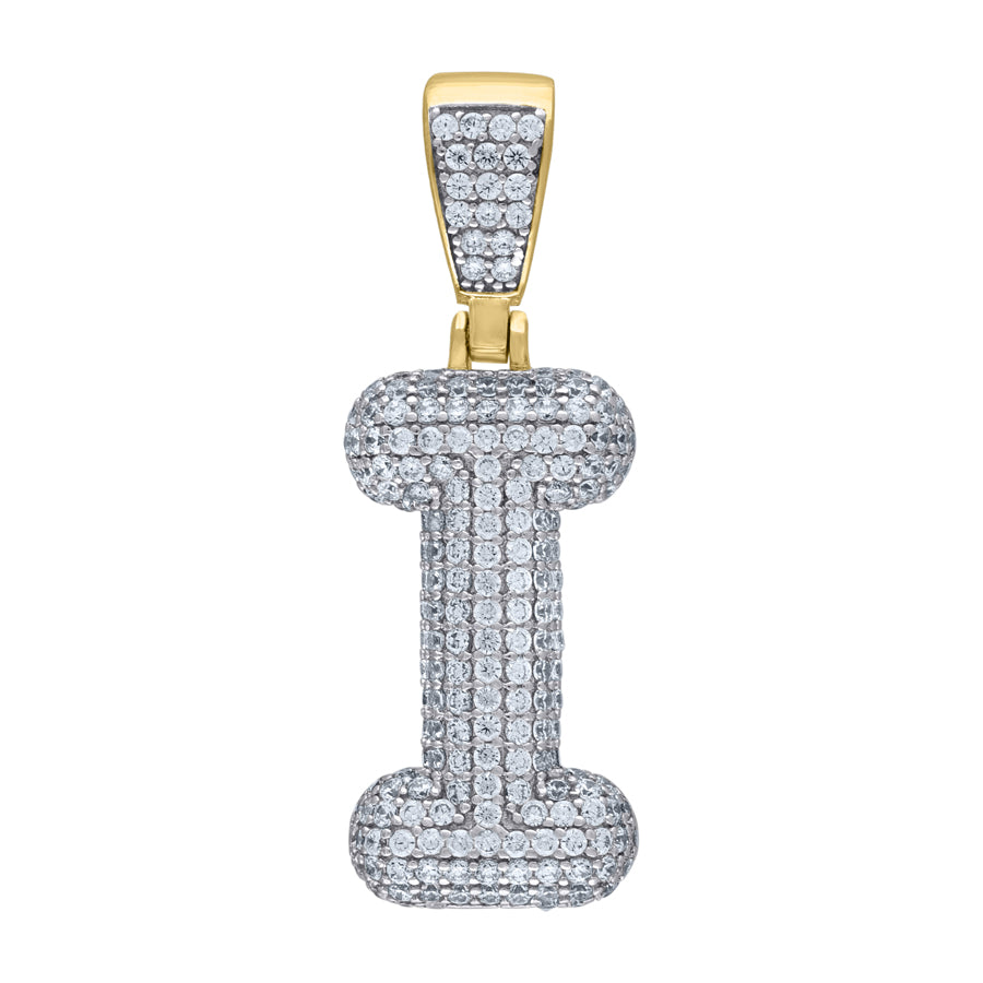 925-Silver Pendant "I" Initial