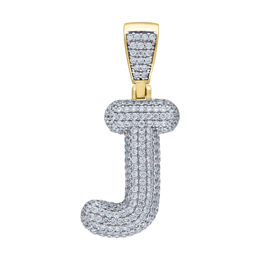 925-Silver Pendant "J" Initial