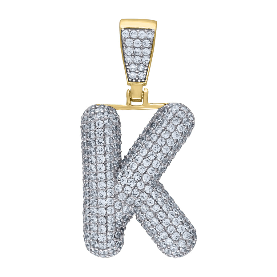 925-Silver Pendant "K" Initial