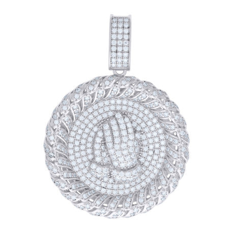 92 Sterling Silver Cz Pendant