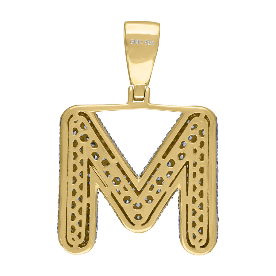 925-Silver Pendant "M" Initial