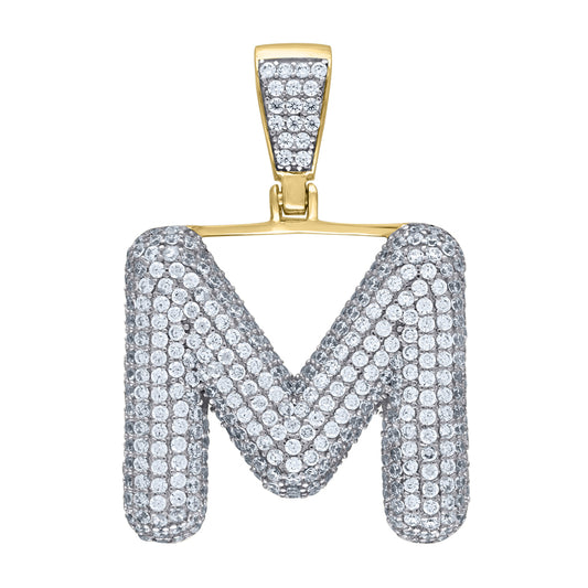 925-Silver Pendant "M" Initial