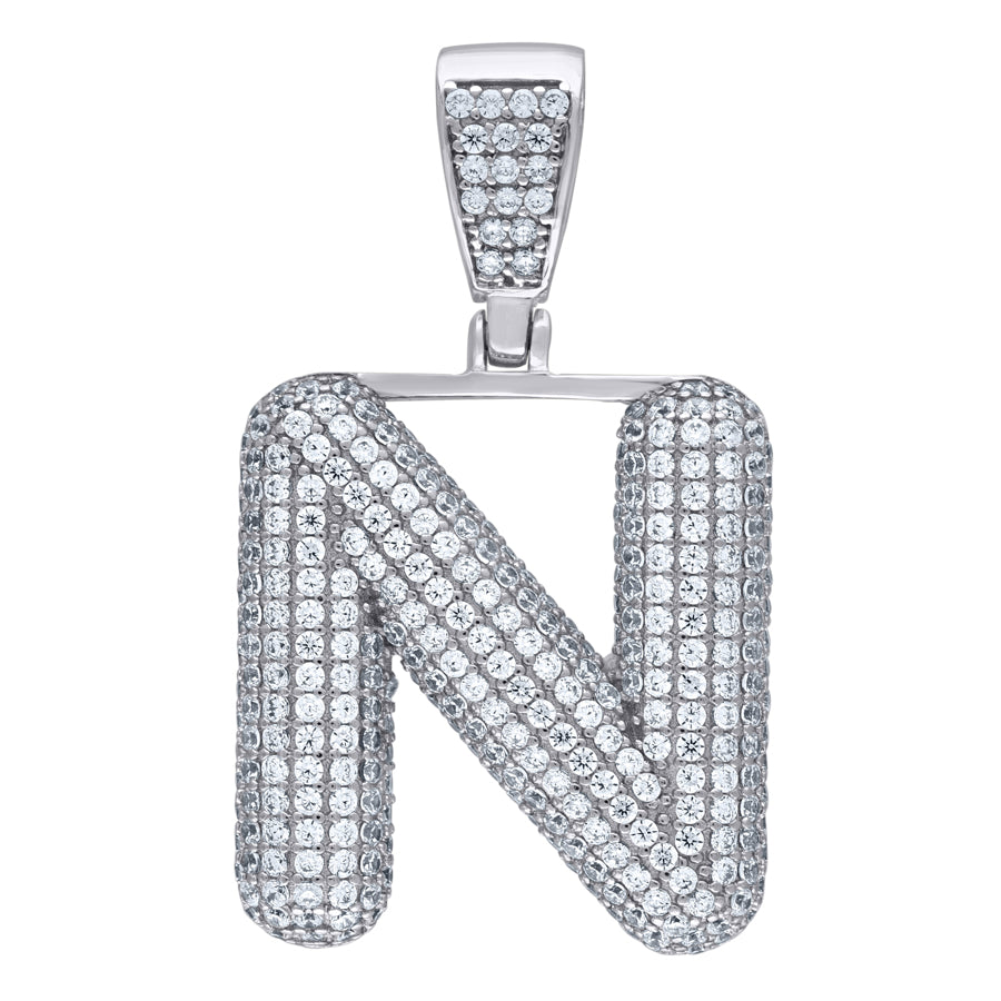 925-Silver Pendant "N" Initial