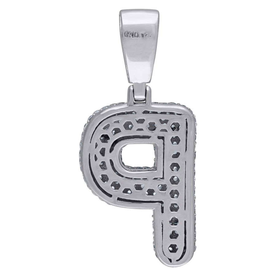 925-Silver Pendant "P" Initial