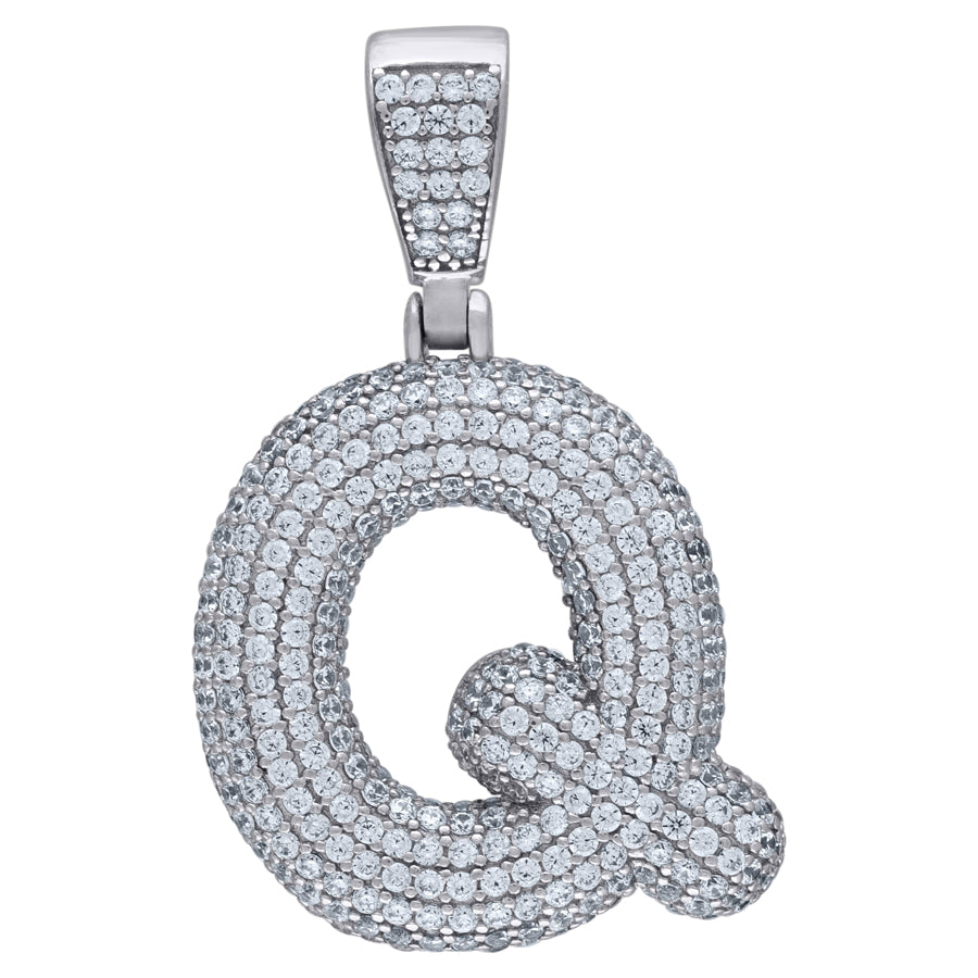 925-Silver Pendant "Q" Initial