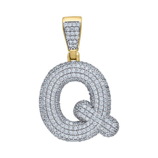 925-Silver Pendant "Q" Initial
