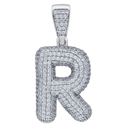 925-Silver Pendant "R" Initial