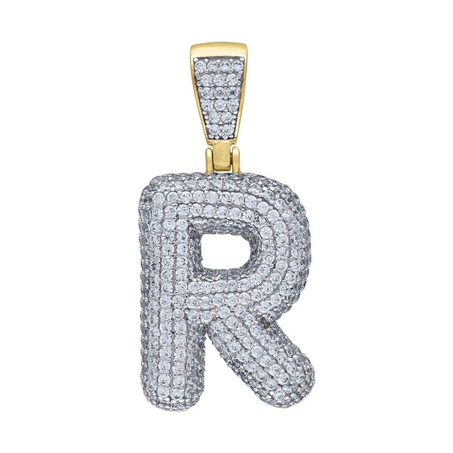 925-Silver Pendant "R" Initial