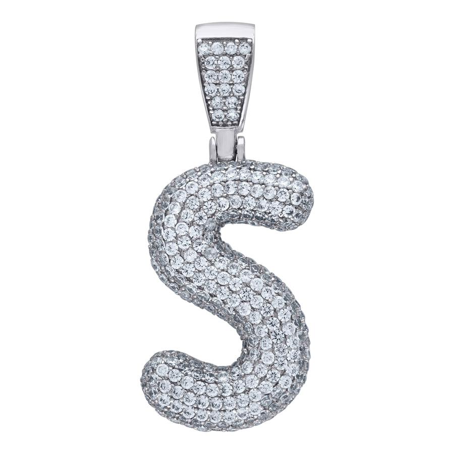 925-Silver Pendant "S" Initial