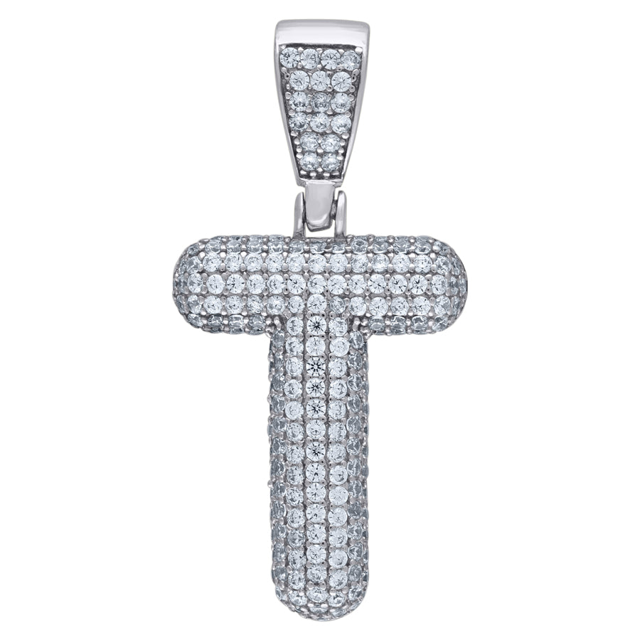 925-Silver Pendant "T" Initial