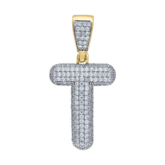 925-Silver Pendant "T" Initial