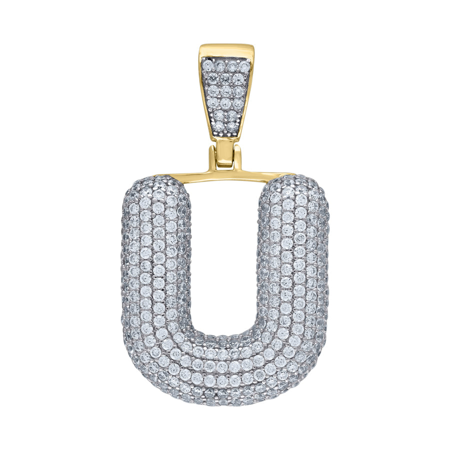 925-Silver Pendant "U" Initial