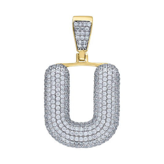 925-Silver Pendant "U" Initial