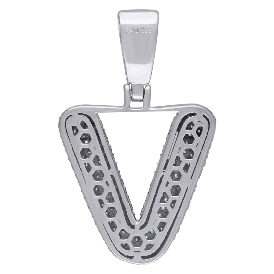 925-Silver Pendant "V" Initial