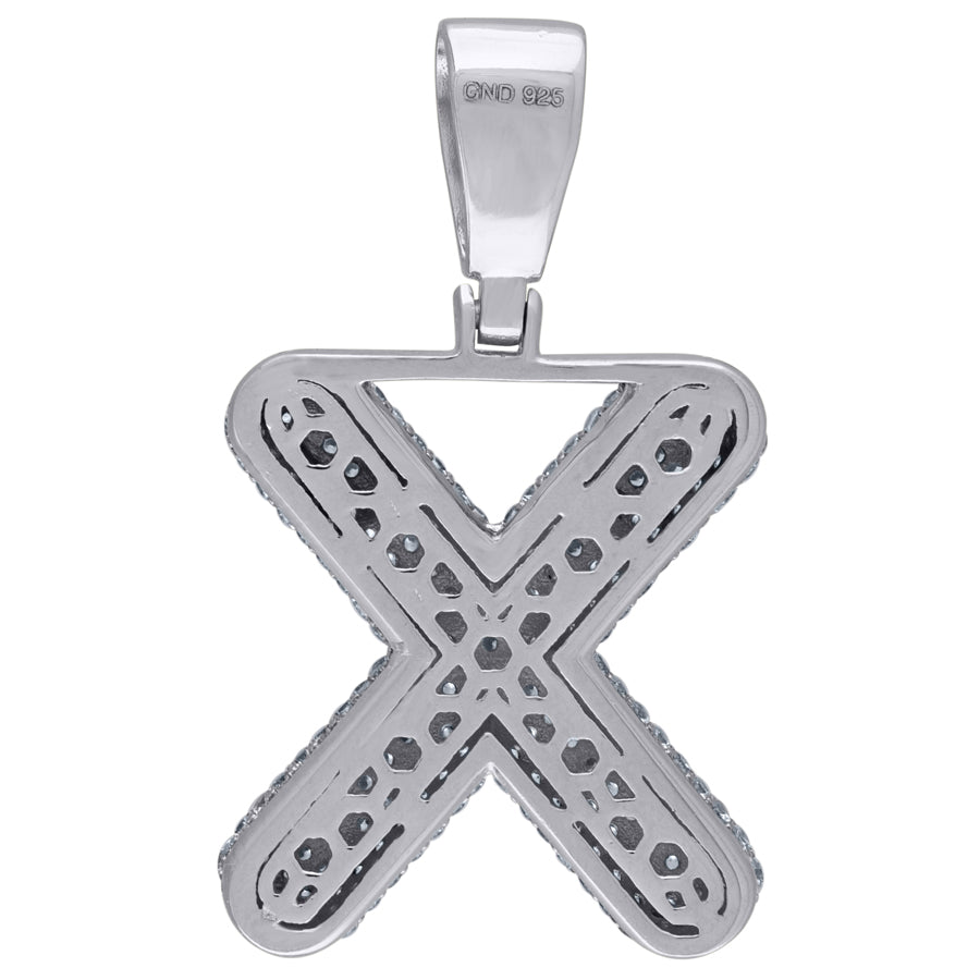 925-Silver Pendant "X" Initial