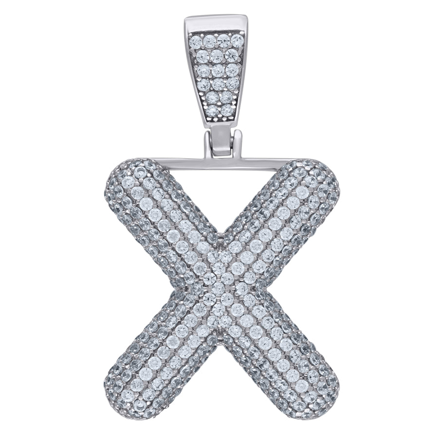 925-Silver Pendant "X" Initial