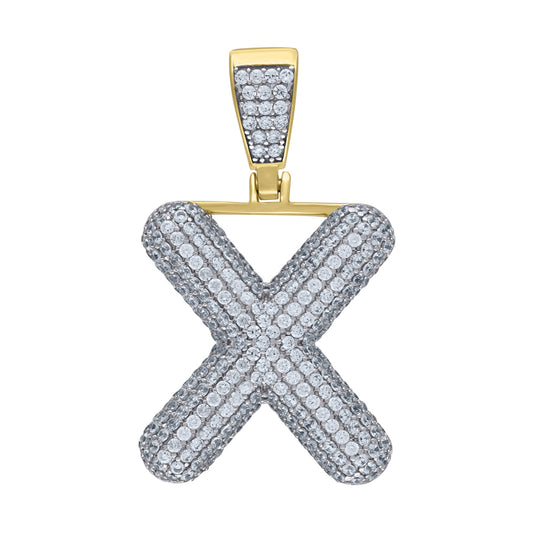925-Silver Pendant "X" Initial