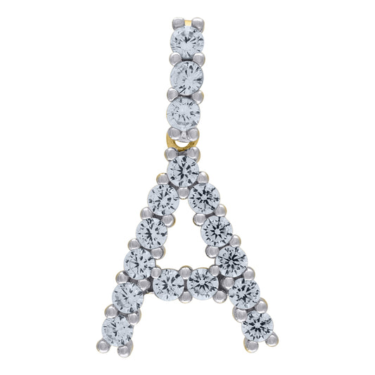 925-Silver Initial "A" Pendant