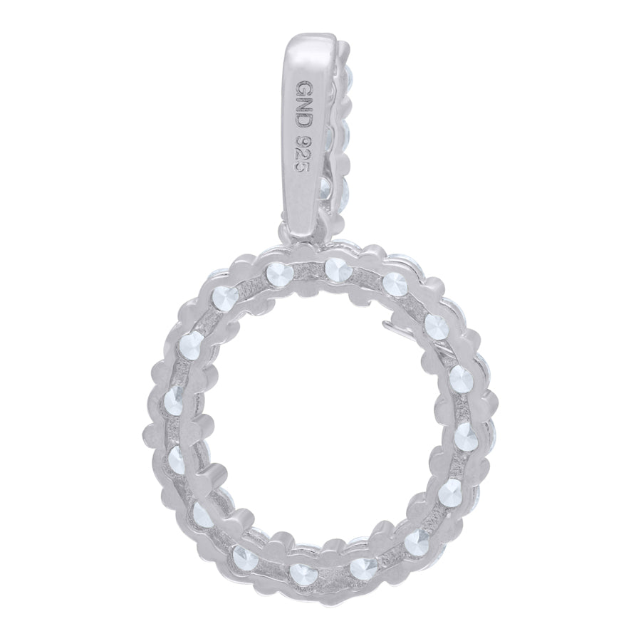 925-Silver Initial "O" Pendant