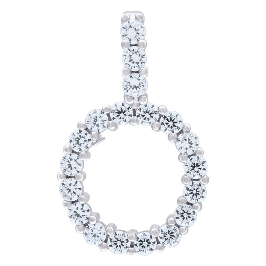 925-Silver Initial "O" Pendant