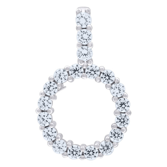 925-Silver Initial "O" Pendant