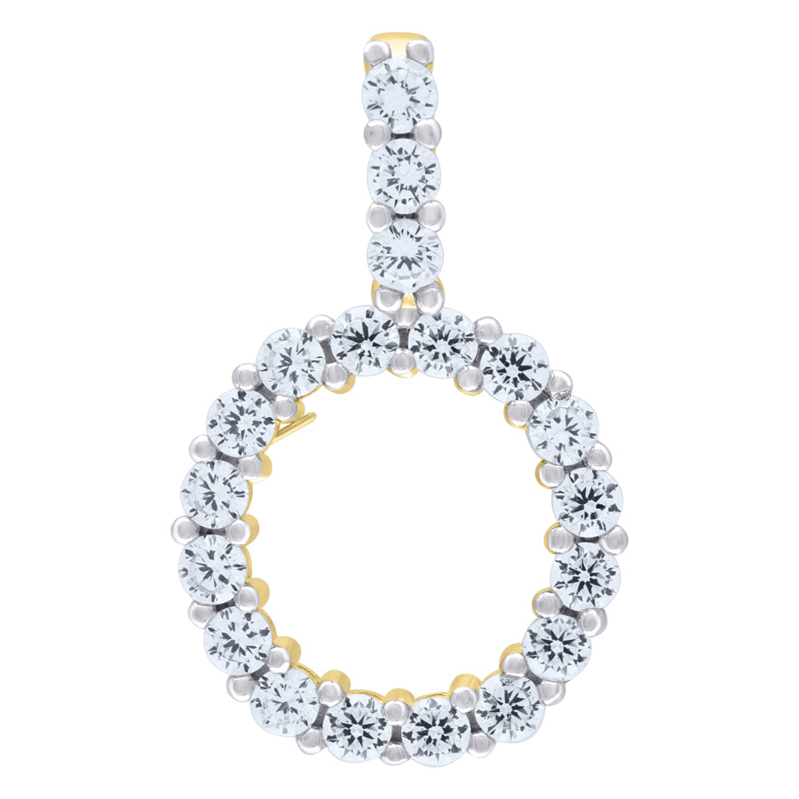 925-Silver Initial "O" Pendant