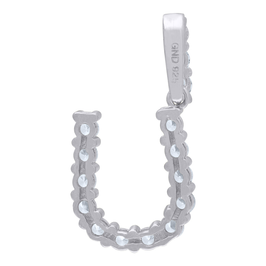 925-Silver Initial "U" Pendant